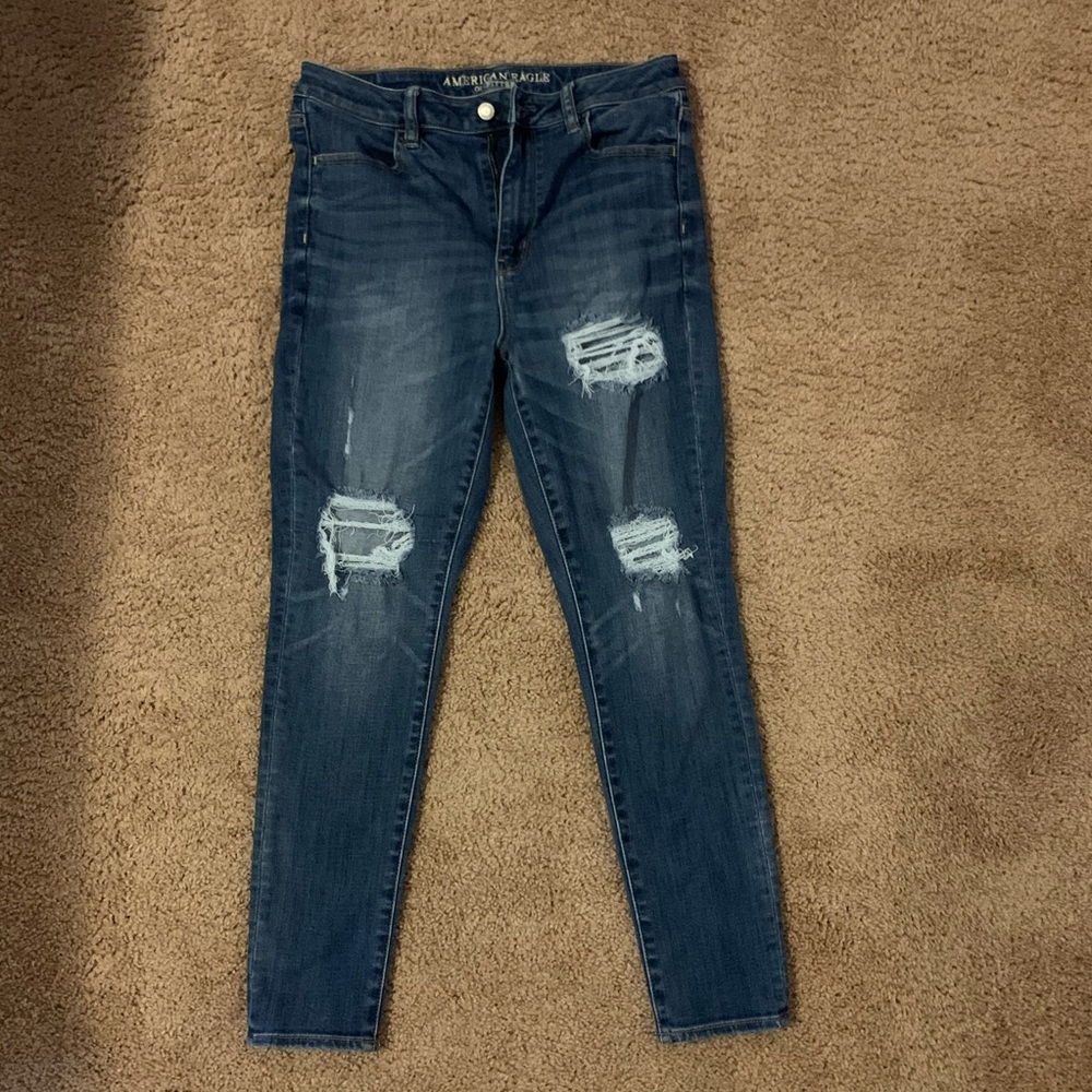 American Eagle High Waisted Jeans (super stretch)